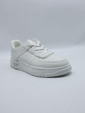 Buty sportowe damskie na płaskim (36-41) 36713-8 WHITE