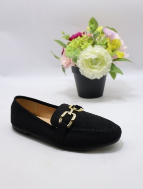 Mokasyny damskie na płaskim (36-41) H8-967 BLACK