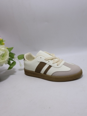 Buty sportowe damskie na płaskim (36-41) 81200-1 BE/KHAKI