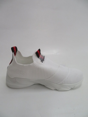 Buty sportowe damskie na płaskim (36-41) JR801-9 WHITE