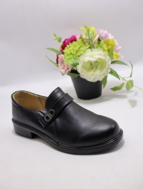Półbuty damskie na płaskim (36-42) C609 BLACK
