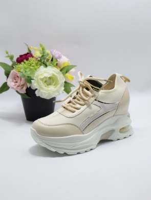 Buty sportowe damskie na płaskim (36-41) AB-123 BEIGE