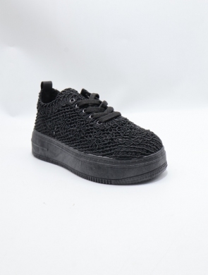 Buty sportowe damskie na płaskim (36-41) 8832 BLACK