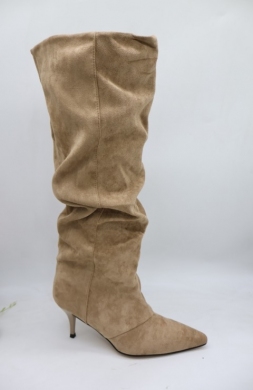 Kozaki damskie na szpilce (36-41) 52226 KHAKI