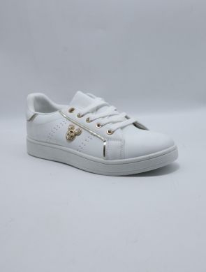 Buty sportowe damskie (36-41) DD-322 WH/GOLD
