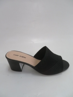 Klapki damskie na obcasie (36-41) RL27 BLACK