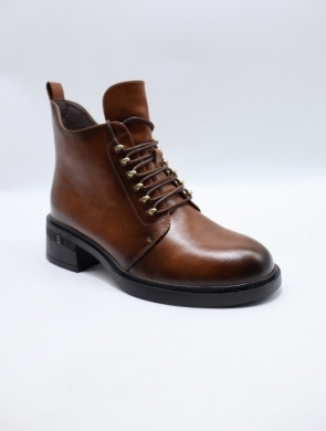 Botki damskie ocieplane na obcasie (36-41) YCC-152 CAMEL