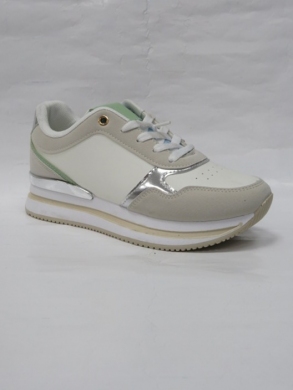 Buty sportowe damskie na płaskim (36-41) A49 WHITE/GREY
