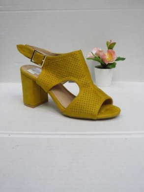 Sandały damskie na obcasie (36-41) 1850 YELLOW