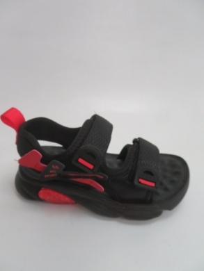 Sandały chłopięce (26-31) D932 BLACK/RED