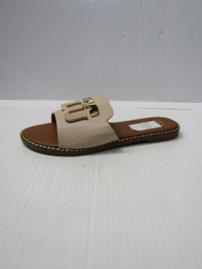 Klapki damskie na płaskim (36-41) M19 BEIGE