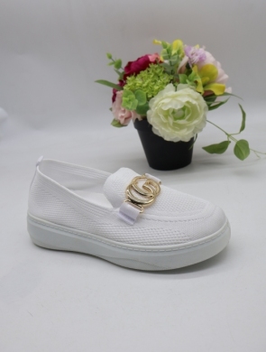 Mokasyny damskie na płaskim (36-41) 2820 WHITE