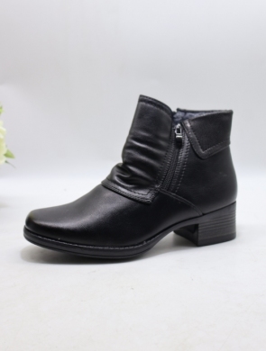 Botki damskie ocieplane na obcasie (37-42) 2329-5