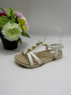 Sandały damskie na płaskim (36-41) C503 WHITE