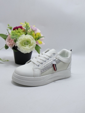Buty sportowe damskie na płaskim (36-41) SJ2383-3 SILVER