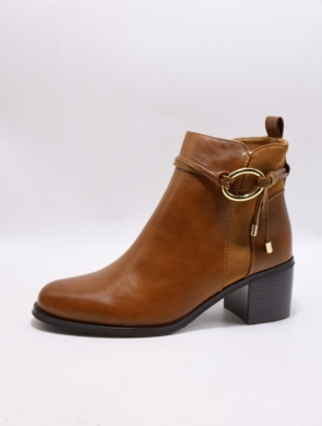 Botki damskie na obcasie (36-41) CHC373 CAMEL