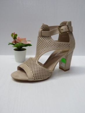 Sandały damskie na obcasie (36-41) N22-960 BEIGE