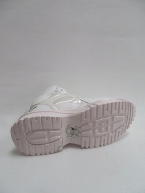 Sneakersy damskie ocieplane niskie (36-41) 941 WHITE