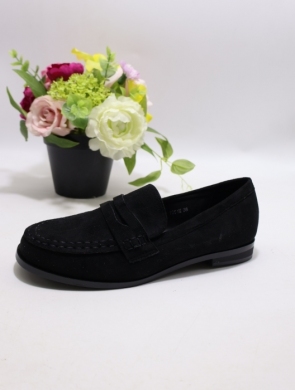 Mokasyny damskie na płaskim (36-41) H8-1051 BLACK