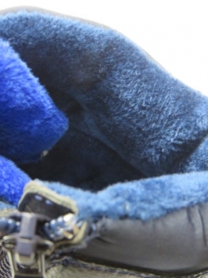 Buty sportowe chłopięce ocieplane (27-32) P642A BLUE/ROIAN