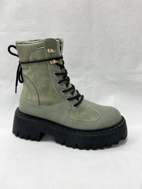 Trapery damskie ocieplane (36-41) BL319 GREEN