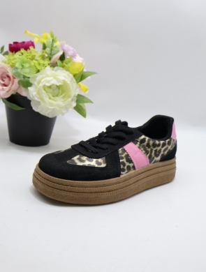 Buty sportowe damskie na płaskim (36-41) WL-012 BLACK