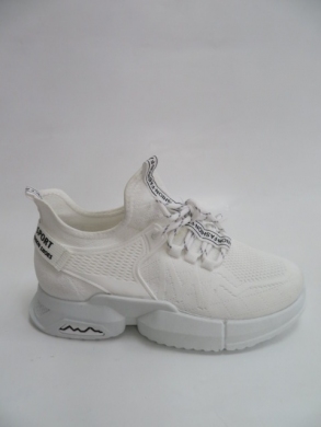 Buty sportowe damskie na płaskim (36-41) SJ150-2 WHITE