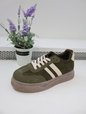 Buty sportowe damskie na płaskim (36-41) BL633 GREEN