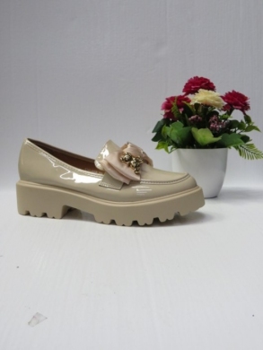 Mokasyny damskie na płaskim (36-41) F28 BEIGE
