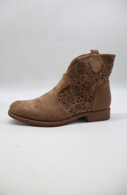 Botki damskie na obcasie (36-41) H256-3 COFFE