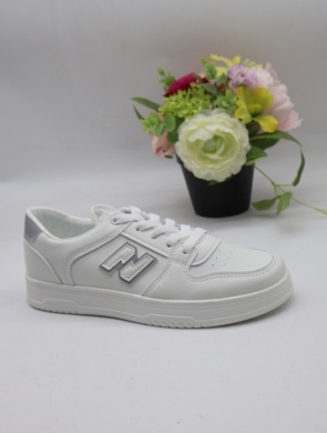 Buty sportowe damskie na płaskim (37-42) HZ-10 WHITE