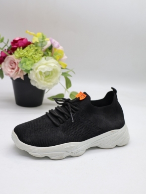 Buty sportowe damskie na płaskim (36-41) MD-8 BLACK