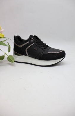 Buty sportowe damskie na płaskim (36-41) J-197 BLACK