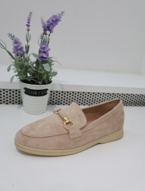 Mokasyny damskie na płaskim (36-41) CH936 BEIGE