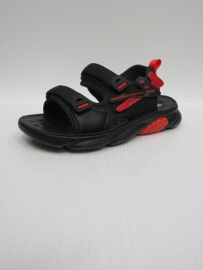 Sandały chłopięce (32-37) D933 BLACK/RED