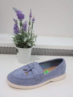 Mokasyny damskie na płaskim (36-41) H8-585 BLUE