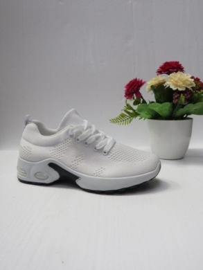 Buty sportowe damskie na płaskim (36-41) D231-3 WHITE