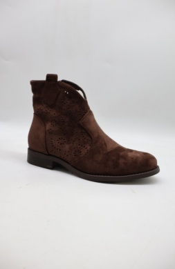 Botki damskie na płaskim (36-41) H257 BROWN