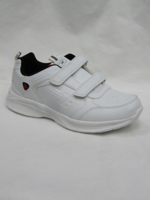 Buty sportowe młodzieżowe (36-41) LXC 8344 WHITE/BLACK