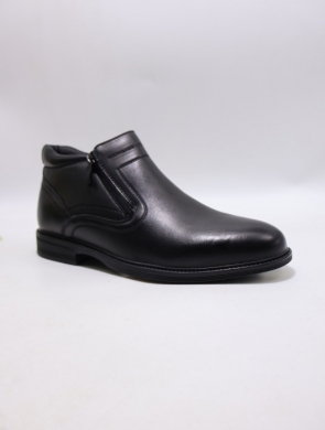 Botki męskie ocieplane (40-45) 63536-1 BLACK