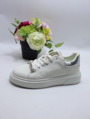 Buty sportowe damskie na płaskim (36-41) PC230 SILVER