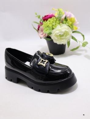 Mokasyny damskie na płaskim (36-41) H8-520A BLACK