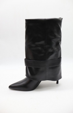 Kozaki damskie na szpilce (36-41) X8435 BLACK