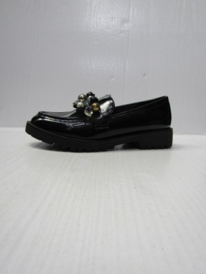Mokasyny damskie na płaskim (36-41) 0-631 BLACK