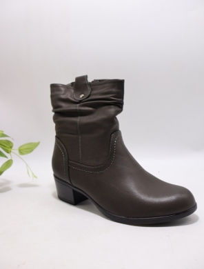 Botki damskie ocieplane na obcasie (36-41) 8681-5