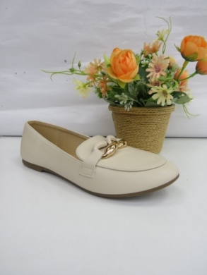 Mokasyny damskie na płaskim (36-41) DH-1112 BEIGE