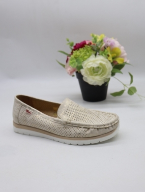 Mokasyny damskie na płaskim (37-42) D2802-4 BEIGE