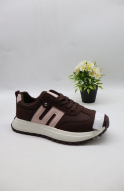 Buty sportowe damskie na płaskim (36-41) HZ503 BROWN