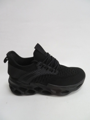 Sportowe damskie na koturnie (36-41) 31853  BLACK