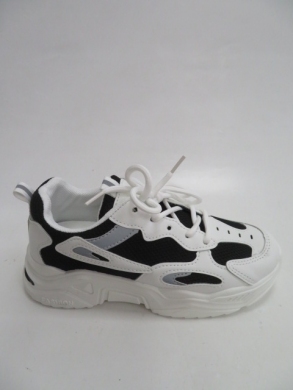 Sneakersy damskie niskie (36-41) 627 WHITE/BLACK